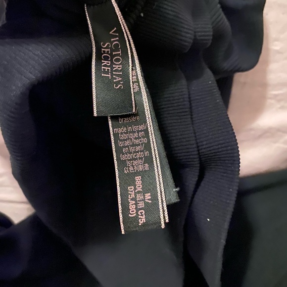 Black Victoria’s Secret Sports Bra SZ Large - Picture 3 of 3